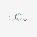 1-(6-methoxypyridin-2-yl)ethanamine结构式