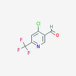 4-chloro-6-(trifluoromethyl)nicotinaldehyde结构式