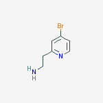 Structure of 2-(4-bromopyridin-2-yl)ethanamine