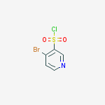 4-bromopyridine-3-sulfonyl Chloride结构式