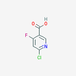 Structure of 6-chloro-4-fluoronicotinic acid