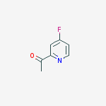 Structure of 1-(4-fluoropyridin-2-yl)ethanone