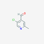 5-chloro-2-methylpyridine-4-carbaldehyde结构式