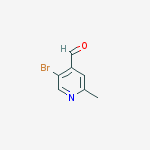 5-bromo-2-methylpyridine-4-carbaldehyde结构式