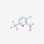 Structure of 3-chloro-6-(trifluoromethyl)picolinaldehyde