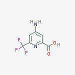 Structure of 4-amino-6-(trifluoromethyl)pyridine-2-carboxylic Acid