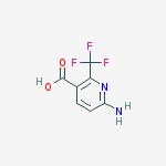 Structure of 6-amino-2-(trifluoromethyl)pyridine-3-carboxylic Acid