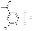 Structure of Ethanone, 1-[2-chloro-6-(trifluoroMethyl)-4-pyridinyl]-
