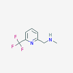 Structure of N-methyl-1-[6-(trifluoromethyl)pyridin-2-yl]methanamine