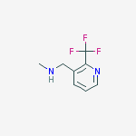 Structure of N-methyl-1-[2-(trifluoromethyl)pyridin-3-yl]methanamine