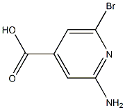 Structure of 2-AMino-6-broMo-isonicotinic acid