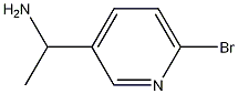 Structure of 1-(6-bromopyridin-3-yl)ethanamine