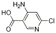 Structure of 3-Pyridinecarboxylic acid, 4-aMino-6-chloro-