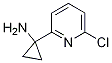 Chemical structure of 1-(6-chloropyridin-2-yl)cyclopropanaMine