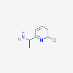 1-(6-chloropyridin-2-yl)ethanamine结构式