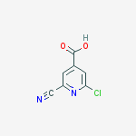 Structure of 2-chloro-6-cyanopyridine-4-carboxylic Acid