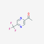 1-[5-(trifluoromethyl)pyrazin-2-yl]ethanone结构式