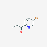 Structure of 1-(5-bromopyridin-2-yl)propan-1-one