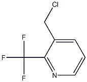 Structure of 3-(ChloroMethyl)-2-(trifluoroMethyl)pyridine