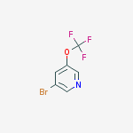 Structure of 3-Bromo-5-(trifluoromethoxy)pyridine