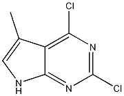 Structure of 2,4-Dichloro-5-methyl-7H-pyrrolo[2,3-d]pyrimidine
