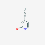Structure of 4-ethynyl-2-methoxypyridine