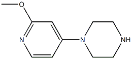 Structure of 1-(2-methoxypyridin-4-yl)piperazine
