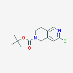 Structure of Tert-butyl 7-chloro-3,4-dihydro-1h-2,6-naphthyridine-2-carboxylate