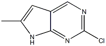 Structure of 2-Chloro-6-Methyl-7H-pyrrolo[2,3-d]pyriMidine