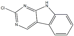 Structure of 2-chloro-9h-pyrimido[4,5-b]indole