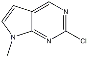 Structure of 2-Chloro-7-methyl-7H-pyrrolo[2,3-d]pyrimidine