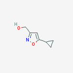 Structure of (5-cyclopropyl-3-isoxazolyl)methanol(SALTDATA: FREE)