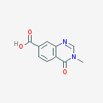 Structure of 3-methyl-4-oxo-3,4-dihydro-7-quinazolinecarboxylic acid(SALTDATA: FREE)