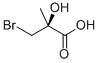 (2S)-3-溴-2-羟基-2-甲基丙酸结构式