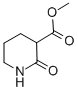 2-OXO-PIPERIDINE-3-CARBOXYLIC ACID METHYL ESTER结构式