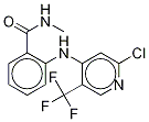 2-[2-氯-5-(三氟甲基)吡啶-4-基氨基]-N-甲基苯甲酰胺结构式