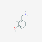Structure of 3-(aminomethyl)-2-fluorophenol