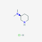 (3s)-n,n-dimethylpiperidin-3-amine;hydrochloride结构式