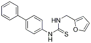 Structure of 1-(biphenyl-4-yl)-3-(furan-2-ylmethyl)thiourea