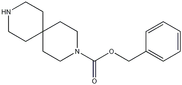 Structure of 3,9-Diazaspiro[5.5]undecane-3-carboxylic acid, phenylmethyl ester