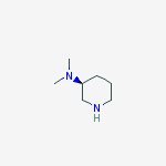 (S)-N,N-dimethylpiperidin-3-amine结构式