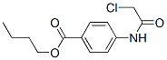 Structure of BUTYL 4-[(CHLOROACETYL)AMINO]BENZOATE