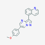 Structure of 5-[6-(4-Methoxyphenyl)pyrazolo[1,5-a]