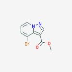 Structure of Pyrazolo[1,5-a]pyridine-3-carboxylic acid, 4-bromo-, methyl ester