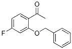 Structure of 1-(2-(benzyloxy)-4-fluorophenyl)ethanone