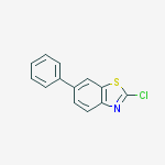 Structure of 2-chloro-6-phenyllbenzothiazole