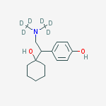 Structure of 4-[2-[Di(methyl-d3)amino]-1-(1-hydroxycyclohexyl)ethyl]phenol