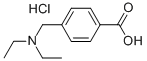 Structure of 4-DIETHYLAMINOMETHYL-BENZOIC ACID HYDROCHLORIDE