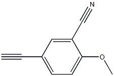 Structure of 5-Ethynyl-2-methoxybenzonitrile