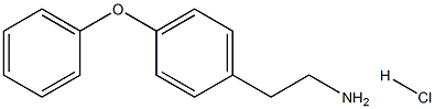 Structure of 2-(4-phenoxyphenyl)ethanamine,hydrochloride